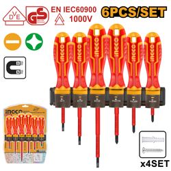 INGCO S/driver Crv Vde Insul 6pc