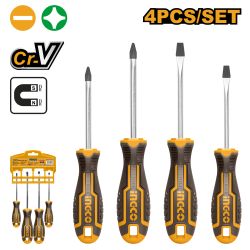 INGCO S/driver Set Card Crmo 4pc