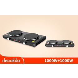 Table Top 2 Plate Flat Stove 2x1000w 5 Set 5804