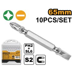 INGCO S/d Bit Ph2 D/end Mag 10p