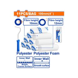 WADFOW P/roller Set I/w 100mm 11pcs