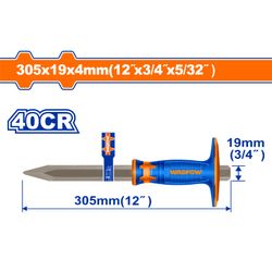 WADFOW Chisel Concrete 40cr 4x19x305mm