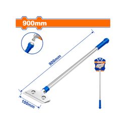 WADFOW Scraper Metal Alum 900mm 18x100mm + 1pcs Bld