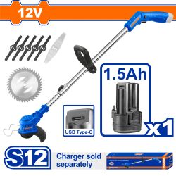 WADFOW 12v Ps+c/l Grass Trimmer 138mm