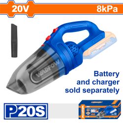WADFOW 20v Ps+c/l Hand Held Vacuum 0.45l No B/c