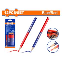 WADFOW Pencil Carpenter Set Red/blue 12pcs