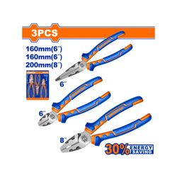 WADFOW Plier Set Hl 200mm 3pcs
