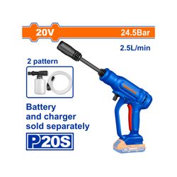 WADFOW 20v Ps+c/l Pressure Washer 24.5bar No B/c