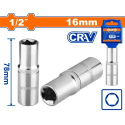Socket Hex Deep 1/2 50bv30 16x78mm