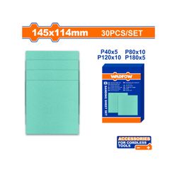 WADFOW Sanding Sheet 145x114m Set 30pcs