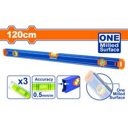 Level Spirit Miled Bottom 3 Vial 120cm