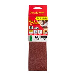 TORK CRAFT Sanding Belt 60 X 400mm 60grit 2/pack ( For Triton Palm Sander)