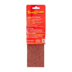 TORK CRAFT Sanding Belt 75 X 457mm 100grit 2/pack