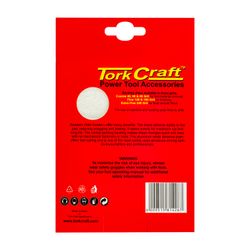 TORK CRAFT Sanding Disc 125mm No Hole 40 Grit 10/pack Hook And Loop