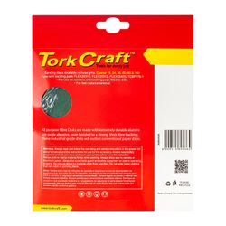 TORK CRAFT Fibre Disc 180mm 36 Grit 5/pack