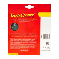 TORK CRAFT Fibre Disc 180mm 60 Grit 5/pack