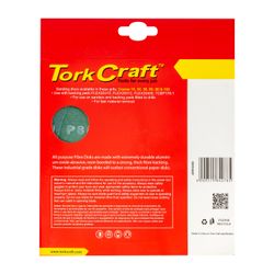 TORK CRAFT Fibre Disc 180mm 80 Grit 5/pack