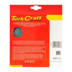 TORK CRAFT Fibre Disc 180mm 100 Grit 5/pack