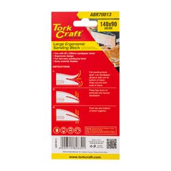 TORK CRAFT Sanding Block Ergonomic 140 X 90 For Hand Use Black