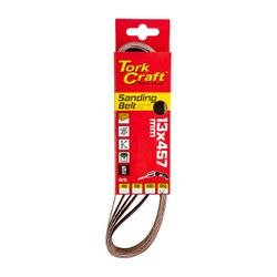 TORK CRAFT Powerfile Sanding Belt 13 X 457mm 120 Grit 5/pk