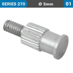 ACCUD Flat Steel Contact Point 5mm Od 8mm Leng