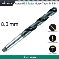 ALPEN Hss Super 8mm Morse Taper Shank