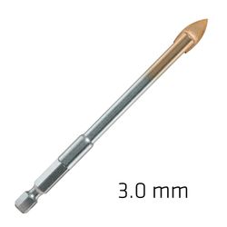 ALPEN Glass And Tile Drill Bit 3mm