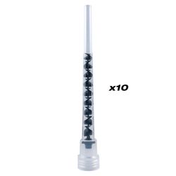 DdashTECH Mixer Nozzles 10pc 2 Component Chemical Anchors