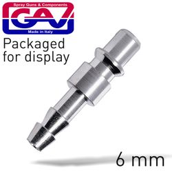 GAV Quick Coupler/inserts Aro 6mm 2 Packaged