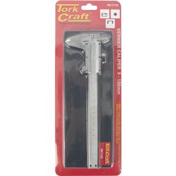 TORK CRAFT Vernier 150mm Stainless Steel Metric 0.02mm Acc