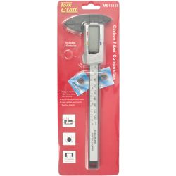 TORK CRAFT Vernier Carbon Fibre 150mm Metric / Inch Digital 0.01mm Acc.