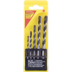 TORK CRAFT Masonry Drill Bit Set 5pc 4-10mm