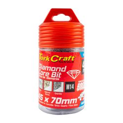 Diamond Core Bit 45mm X 50mm M14 X 70mm Vacuum Brazed
