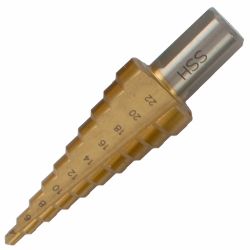 TORK CRAFT Step Drill Hss 4-22mmx2mm