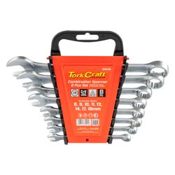 TORK CRAFT 8pcs Combination Spanner Set 8-9-10-11-13-14-17-19mm
