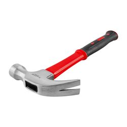 TORK CRAFT Hammer Claw 570g (20oz) Fibreglass Handle 295mm & Full Pol Head