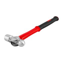 TORK CRAFT Hammer Ball Pein 450g (16oz) Fibreglass Handle 310mm & Full Pol Head