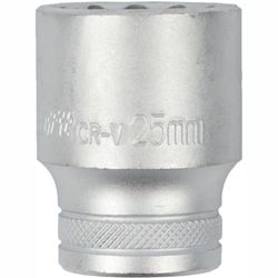 TORK CRAFT Socket 25mm X 33.8mm 1/2\' Drive Crv 12 Point