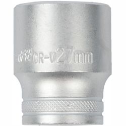 TORK CRAFT Socket 27mm X 35.8mm 1/2\' Drive Crv 12 Point