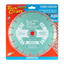 TORK CRAFT Diamond Blade 230mm Segmented Hot Pressed