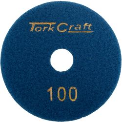 TORK CRAFT 100mm Diamond Polishing Pad 100 Grit Dry Use