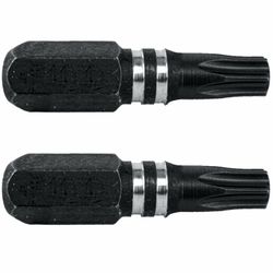 TORK CRAFT Torx Tx 4 Impact Insert Bit 25mm 2pc Carded