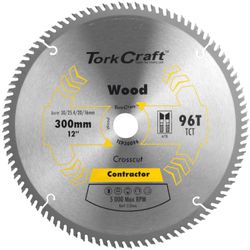 TORK CRAFT Blade Contractor 300 X 96t 30/1/20/16 Circular Saw Tct