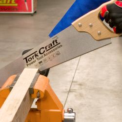 TORK CRAFT Hand Saw 550mm 7tpi 0.9mm Temp. Blade Wood Handle