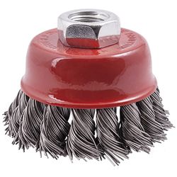 TORK CRAFT Wire Cup Brush 65 X M14 Knotted Stainless Steel Tcw