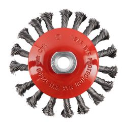 TORK CRAFT Wire Cup Brush Twisted Bevel Plain 115mmxm14 Bulk