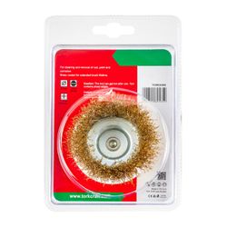 TORK CRAFT Wire Cup Brush 63mm X 6mm Shaft Blister