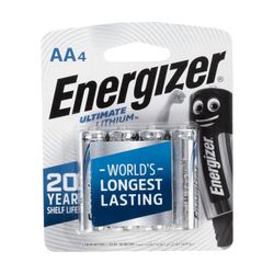 ENERGIZER Ultimate Lithium: Aa - 4 Pack