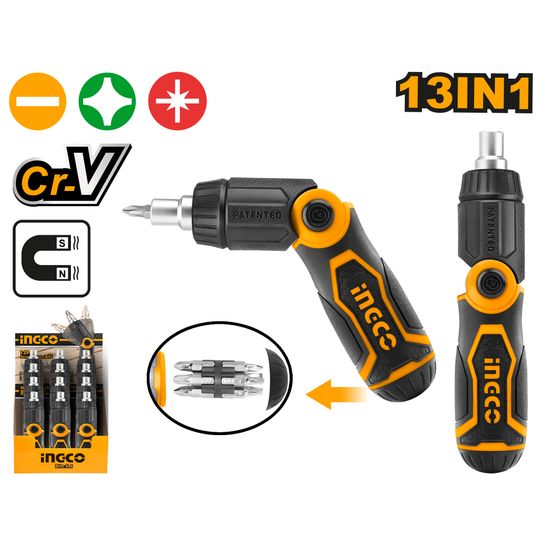 INGCO S/driver 13 In One Ratchet