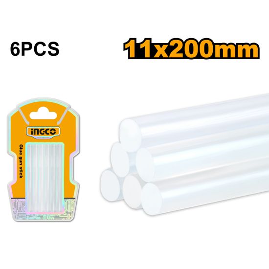 INGCO Glue Stick 11.2x200mm 6/card